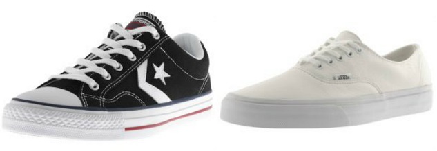 black vans vs black converse