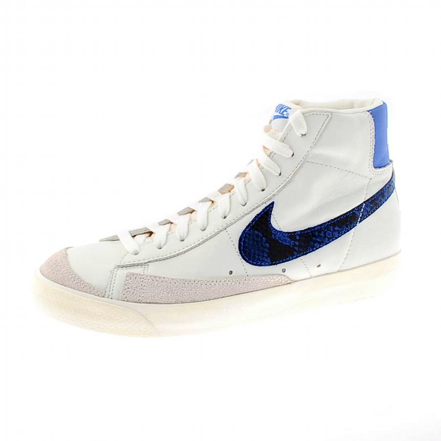 blue and white nike blazers