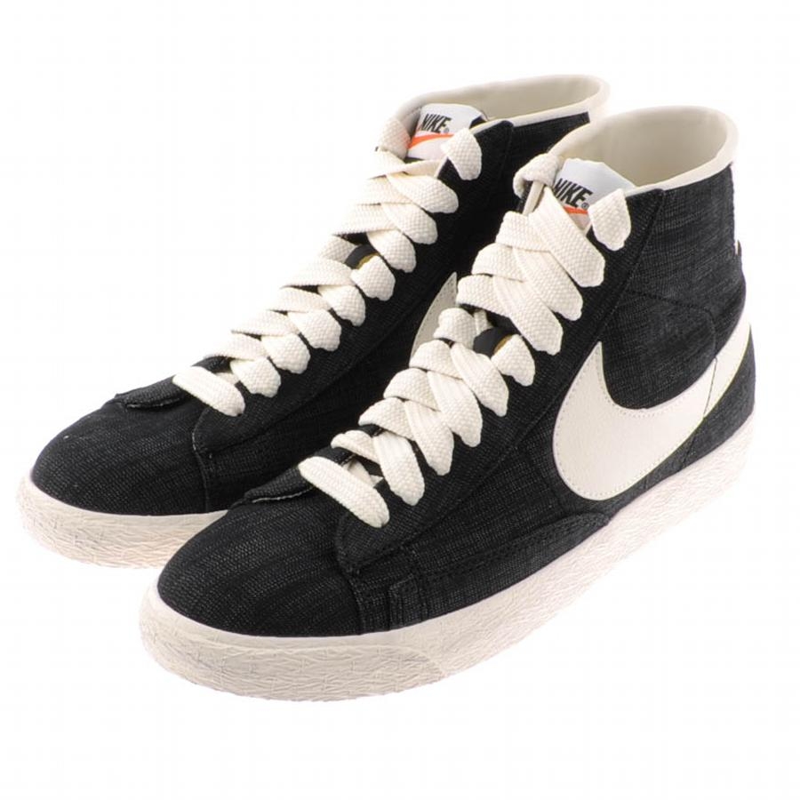 nike blazer mid hombre negro