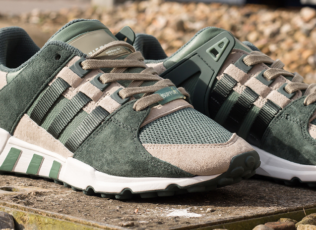 green adidas eqt trainers