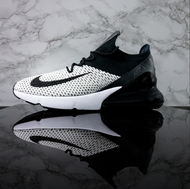 nike air max 270 flyknit black