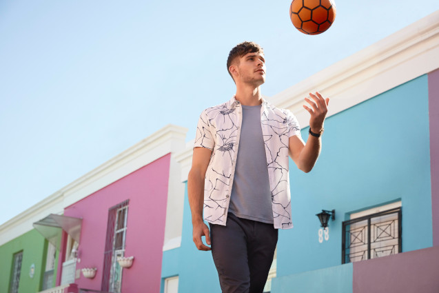 Man In Flower Shirt