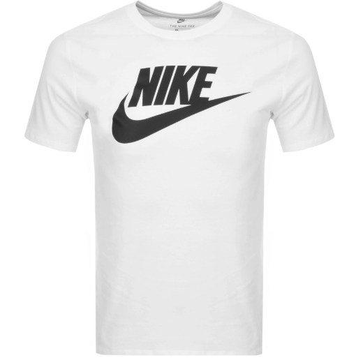 White T-Shirt with large nike logo on the front