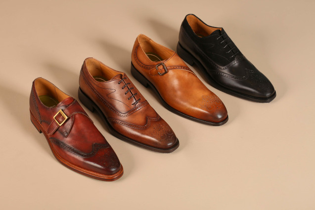 Formal Shoes Lined Up