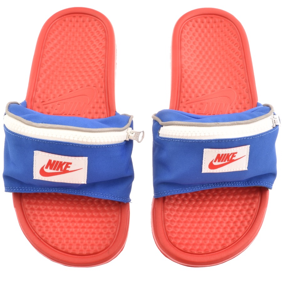 zipper nike slides