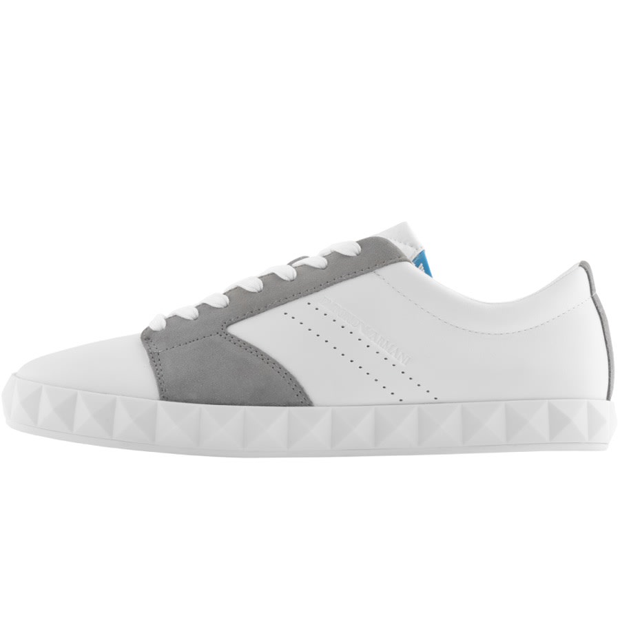 armani trainers grey